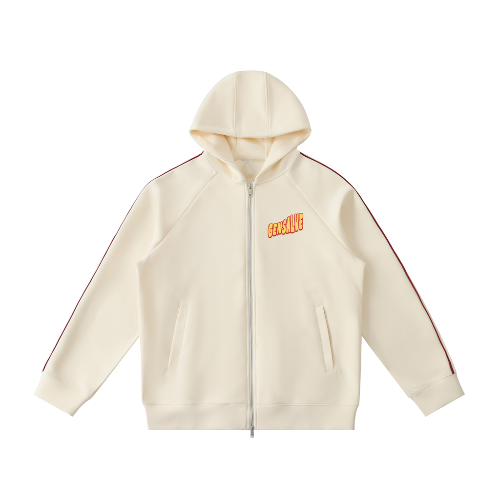 Heavyweight Raglan Sleeve Zip Hoodie