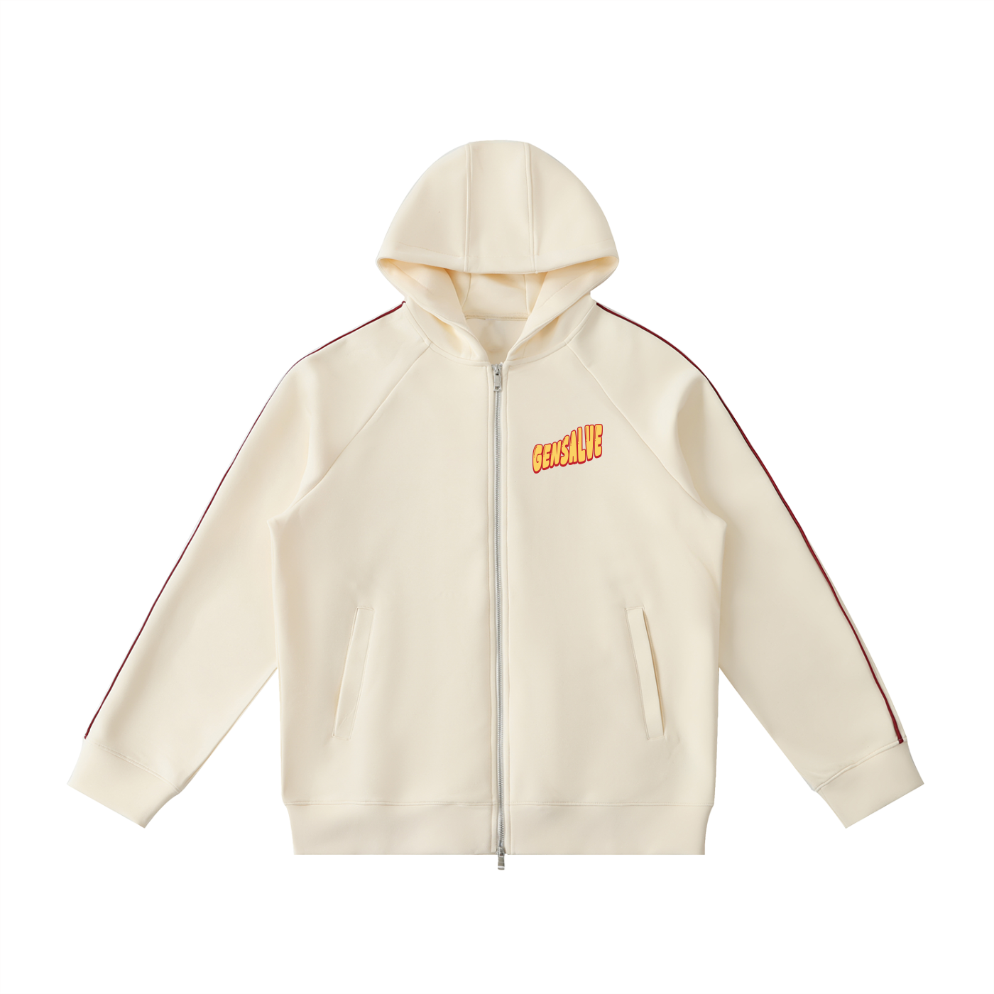 Heavyweight Raglan Sleeve Zip Hoodie