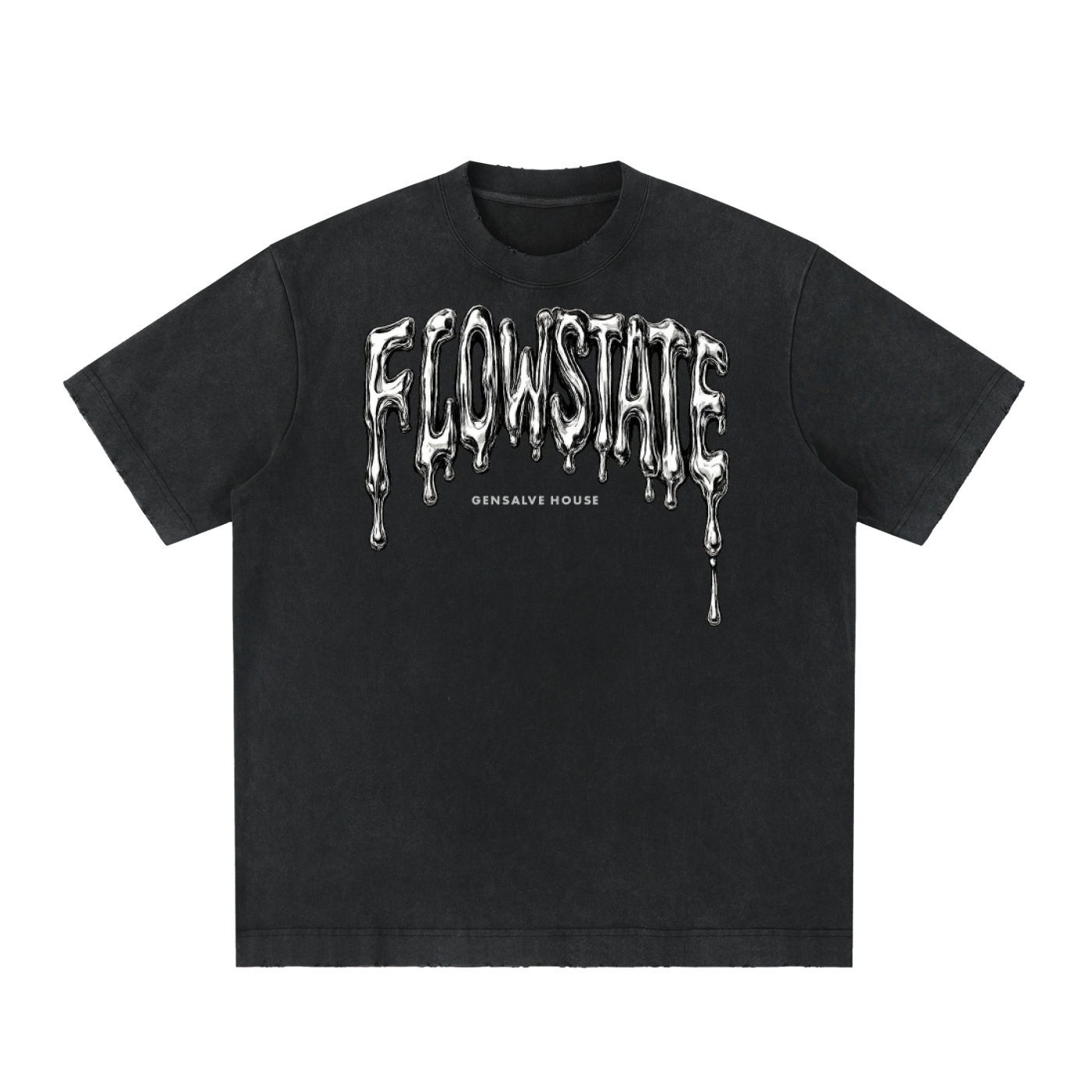Flowstate Heavyweight Vintage Washed Frayed T-Shirt