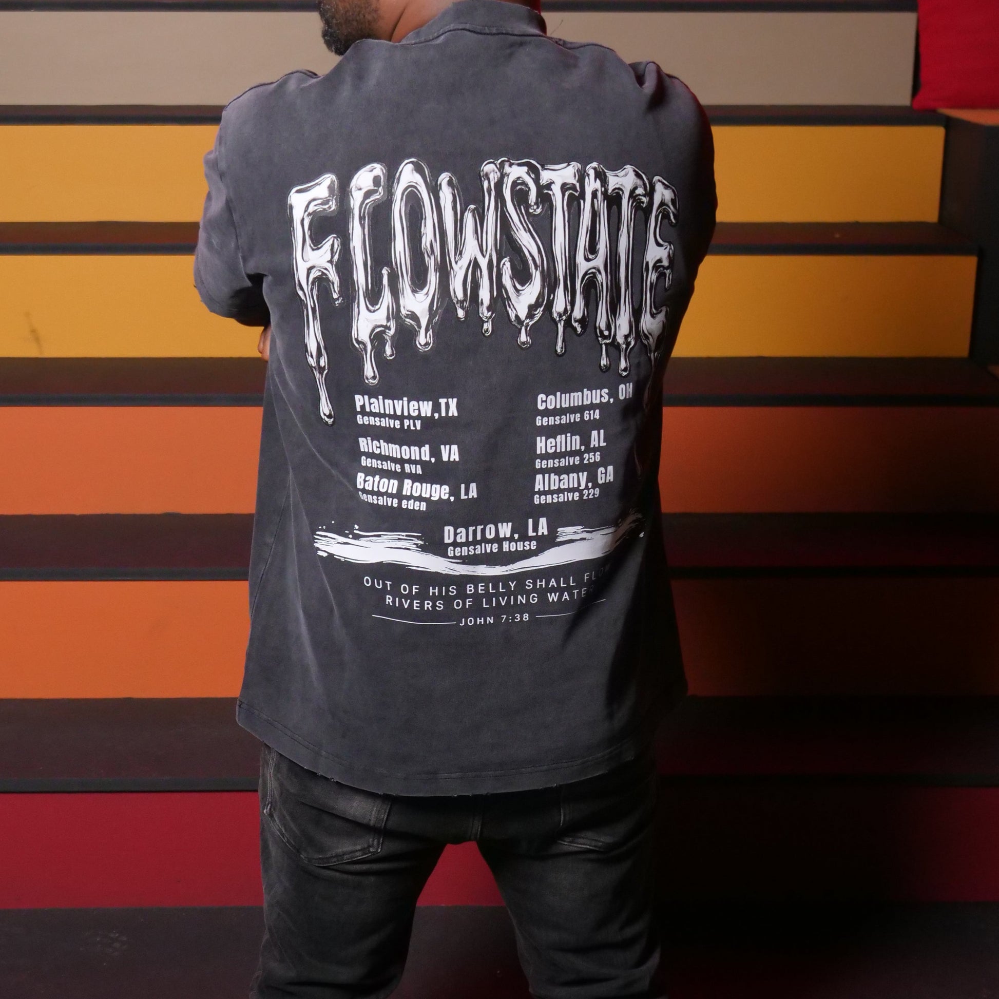 Flowstate Heavyweight Vintage Washed Frayed T-Shirt