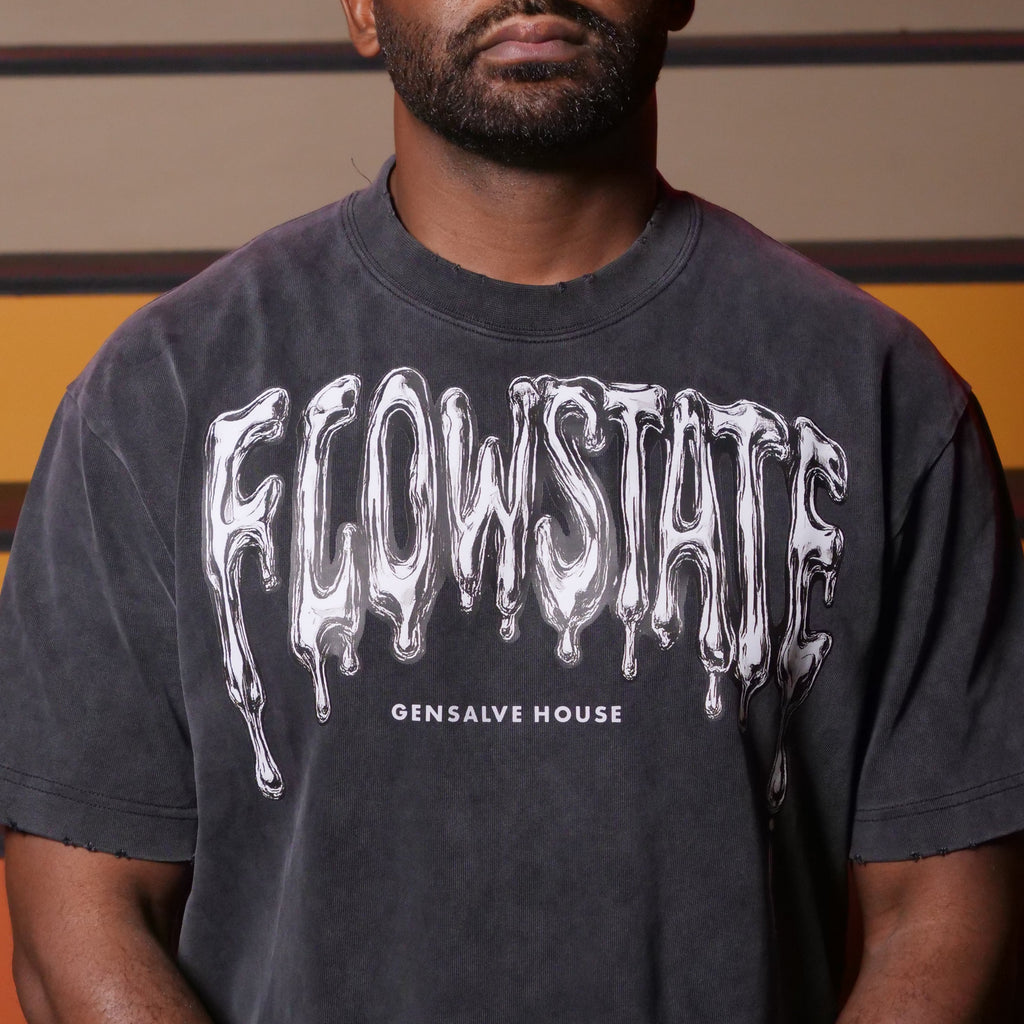 Flowstate Heavyweight Vintage Washed Frayed T-Shirt