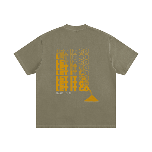 Heavyweight Vintage Washed Frayed T-Shirt