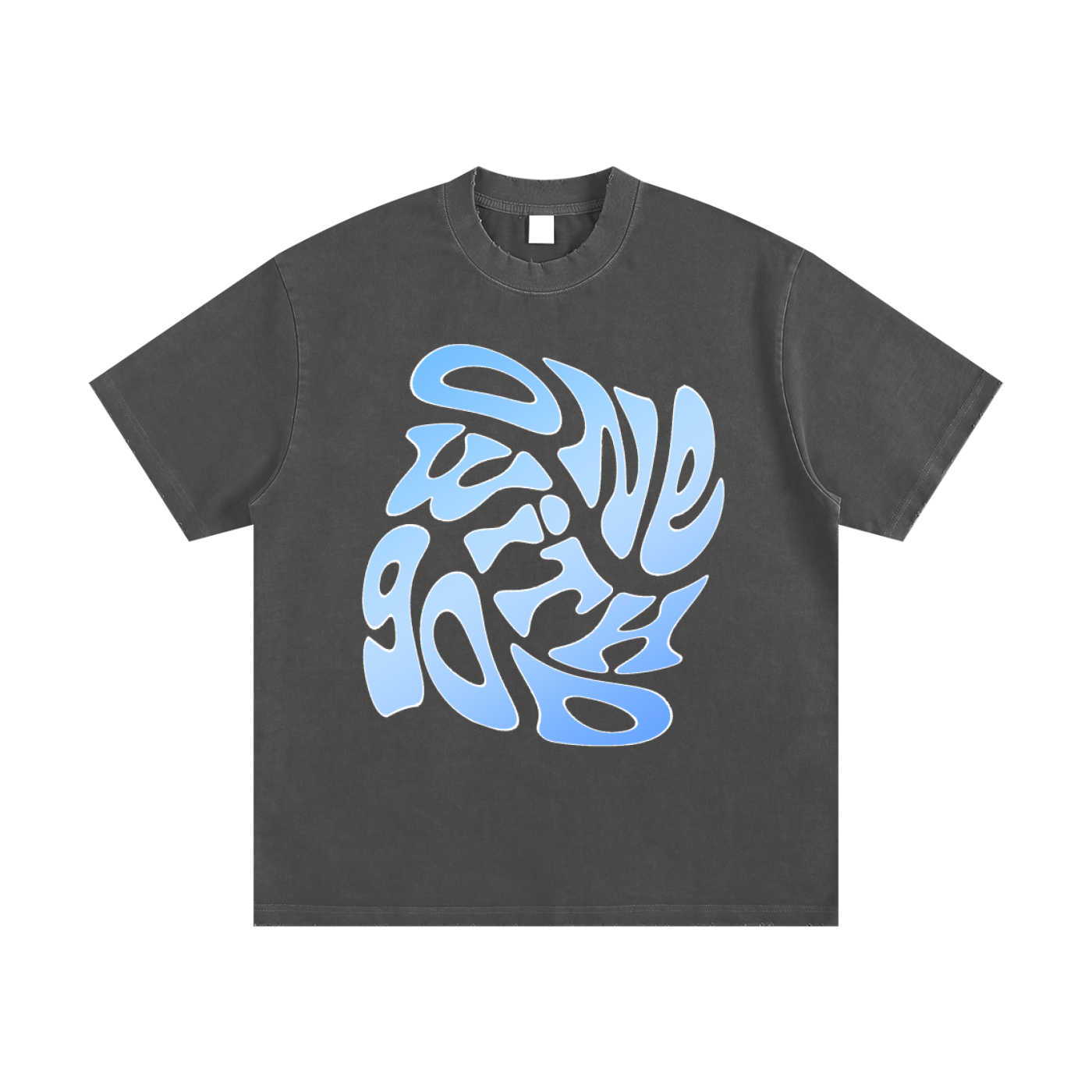 One With God- Heavyweight Vintage Washed Frayed T-Shirt